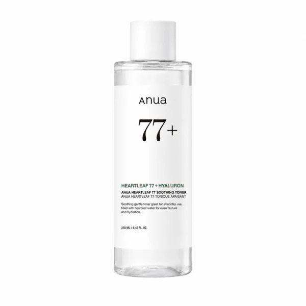 Anua – Heartleaf 77 + Hyaluron Soothing Toner – 250 ml